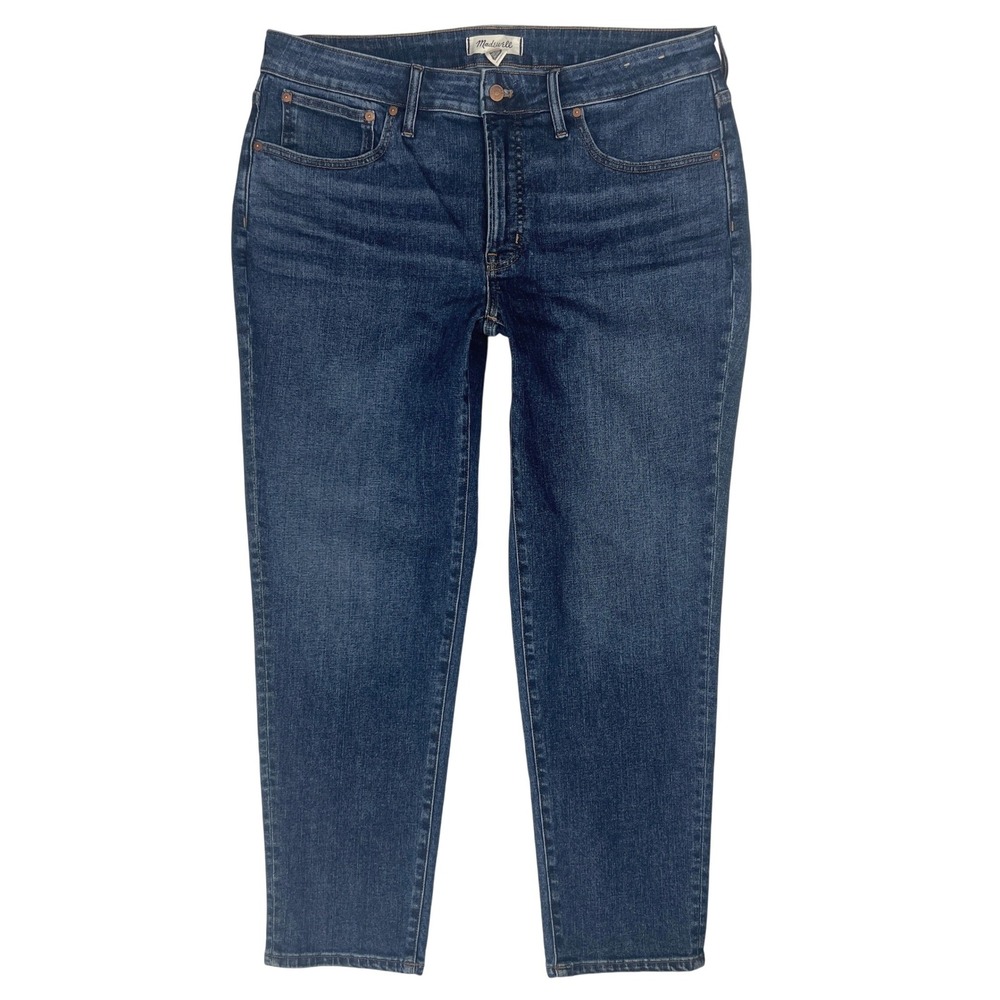 Madewell Mid Rise Perfect Vintage Jean 14W 14 W Straight Classic 90s Minimalist